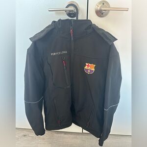 Men’s Large Waterproof FC Barcelona Jacket